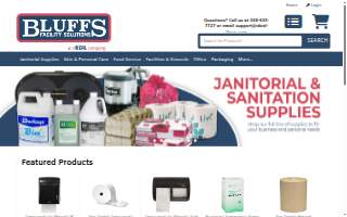 Bluffs Facility Solutions an Ideal Company website