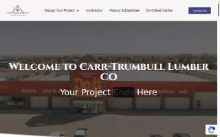 Carr Trumbull Lumber Co website