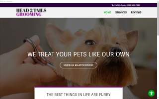 Head 2 Tails Grooming website