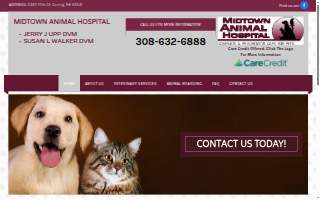 Midtown Animal Hospital website