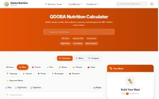QDOBA Mexican Eats website