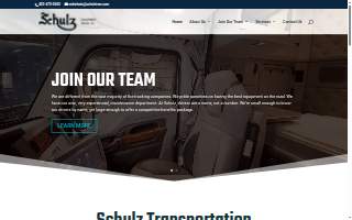 Schulz Transportation Services Inc website