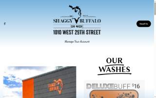 Shaggy Buffalo Car Wash website