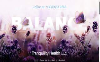 Tranquility Health website