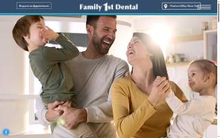 Family First Dental website