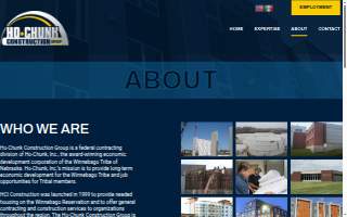 HCI Construction website