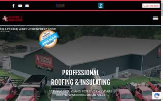 JC Roofing & Insulating website