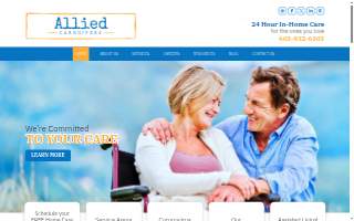 Allied Caregivers website