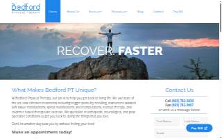 Bedford Physical Therapy website