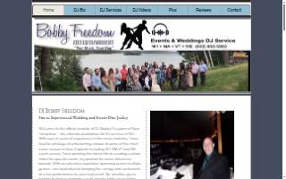 Bobby Freedom Entertainment website