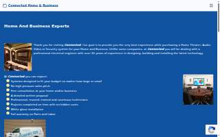 Connected Home and business website