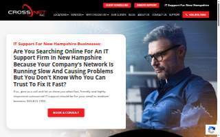 Cross Net Inc IT Services website