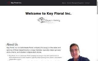 Key Floral, Inc. website