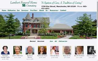 Lambert Funeral Home & Crematory of Bedford website