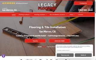 Legacy Flooring website