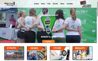 Millennium Running website