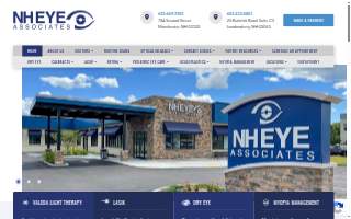 NH Eye Associates - Manchester of Bedford website