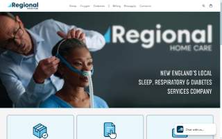 Regional Home Care of Bedford website