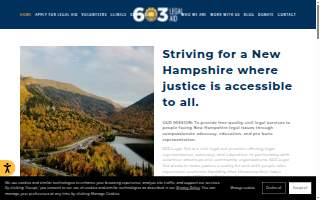 603 Legal Aid website