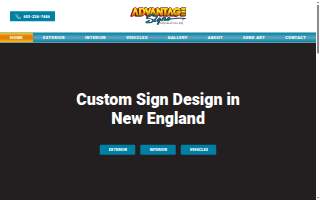 Advantage Signs, Inc. website