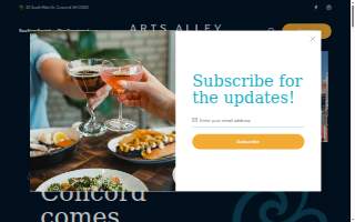 Arts Alley website