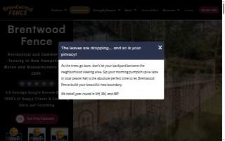 Brentwood Fence LLC website