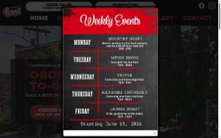 Cheers Grille & Bar website