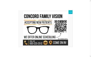 Concord Family Vision website