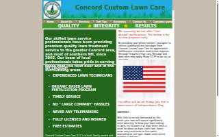 Concord LAWN and LANDSCAPE website