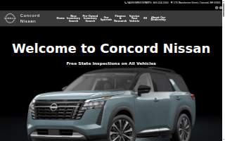 Concord Nissan website