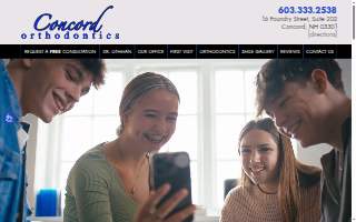Concord Orthodontics website