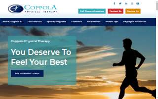 Coppola Physical Therapy of Concord website