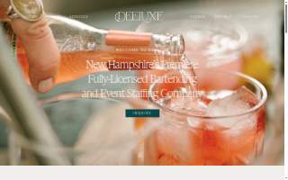 DeeLuxe Bartending and Event Staffing website
