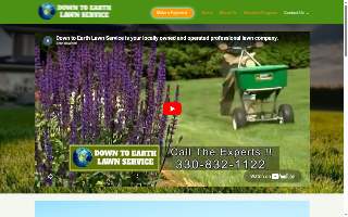 Down to Earth Lawn Care website