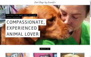Just Dogs by Jennifer website