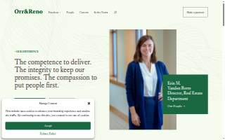 Orr & Reno website