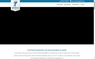 Performance Health Spine & Sport Therapy website