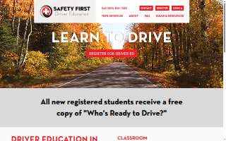 Safety First Driver Education of Concord website