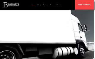 Barnaby's Moving & Storage website