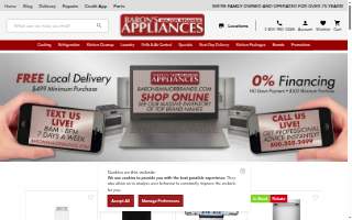 Baron's Major Brands Appliances- Manchester of Concord website