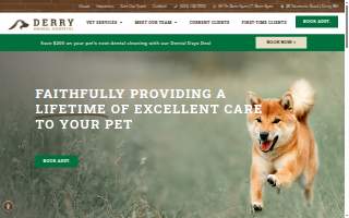 Derry Animal Hospital website