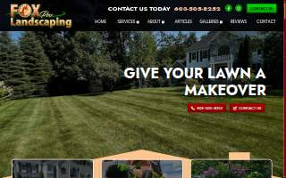 Fox Pro Landscaping website