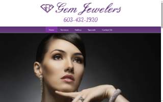 Gem Jewelers of Derry website