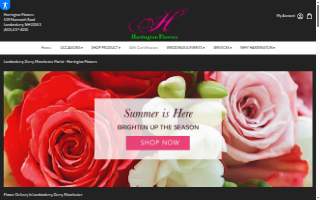 Harrington Flowers of Derry website