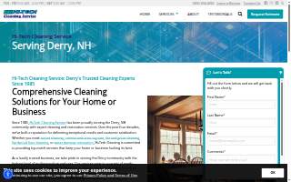 Hi-Tech Cleaning website