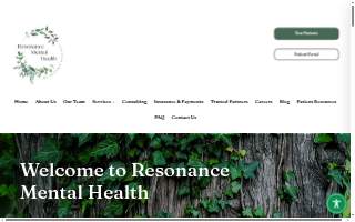 Resonance Mental Health, LLC of Derry website