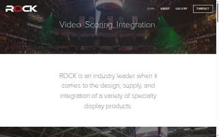 Rock Advertising website