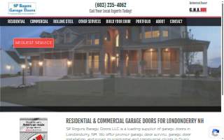 SP Rogers Garage Doors LLC of Derry website