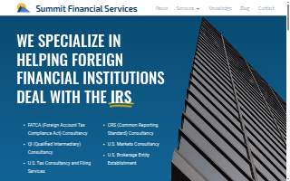 Summit Financial Services website