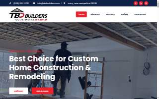 TBD Builders website